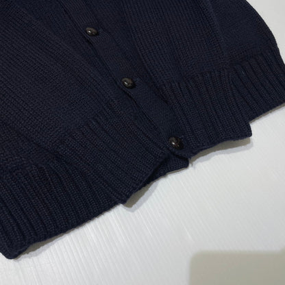 【中古品】【メンズ】 POLO by Ralph Lauren ポロ・ラルフローレン KNIT CARDIGAN ニット カーディガン アウター 147-260730-ss-06-tei サイズ：L カラー：ネイビー 万代Net店
