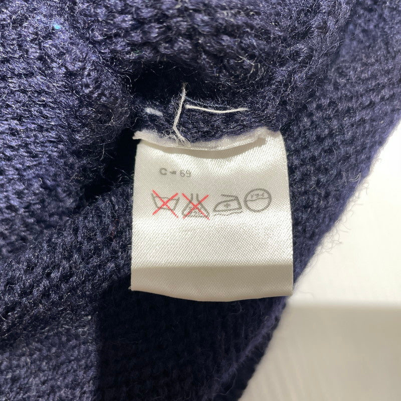 【中古品】【メンズ】 POLO by Ralph Lauren ポロ・ラルフローレン KNIT CARDIGAN ニット カーディガン アウター 147-260730-ss-06-tei サイズ：L カラー：ネイビー 万代Net店