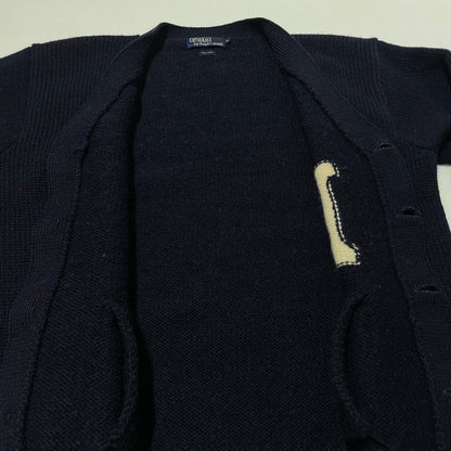 【中古品】【メンズ】 POLO by Ralph Lauren ポロ・ラルフローレン KNIT CARDIGAN ニット カーディガン アウター 147-260730-ss-06-tei サイズ：L カラー：ネイビー 万代Net店