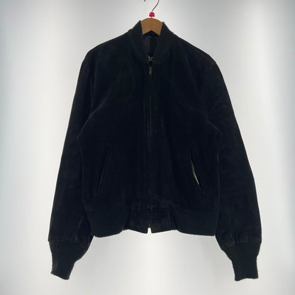 【中古品】【メンズ】 SCHOTT ショット 90's SUEDE LEATHER JACKET 90年代 スエード レザー ジャケット アウター 145-260727-yo-11-tei サイズ：38 カラー：ブラック 万代Net店