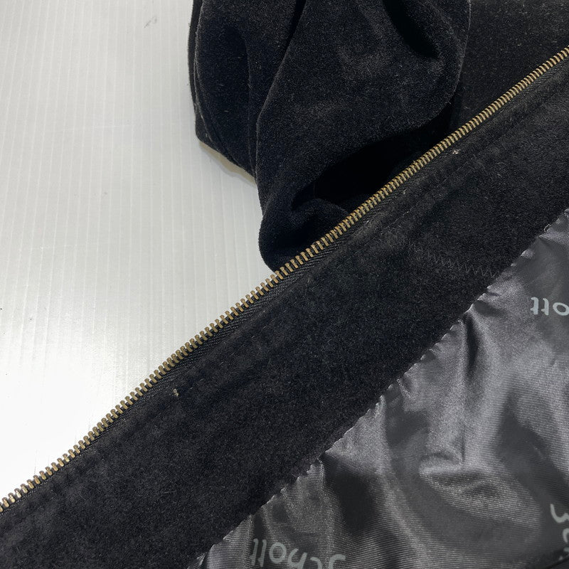 【中古品】【メンズ】 SCHOTT ショット 90's SUEDE LEATHER JACKET 90年代 スエード レザー ジャケット アウター 145-260727-yo-11-tei サイズ：38 カラー：ブラック 万代Net店