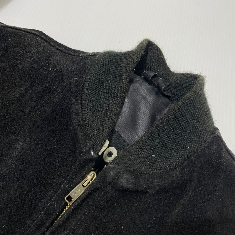 【中古品】【メンズ】 SCHOTT ショット 90's SUEDE LEATHER JACKET 90年代 スエード レザー ジャケット アウター 145-260727-yo-11-tei サイズ：38 カラー：ブラック 万代Net店