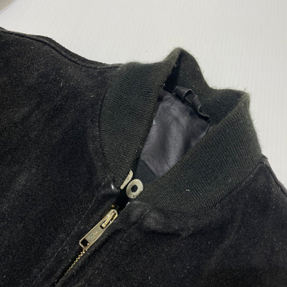 【中古品】【メンズ】 SCHOTT ショット 90's SUEDE LEATHER JACKET 90年代 スエード レザー ジャケット アウター 145-260727-yo-11-tei サイズ：38 カラー：ブラック 万代Net店