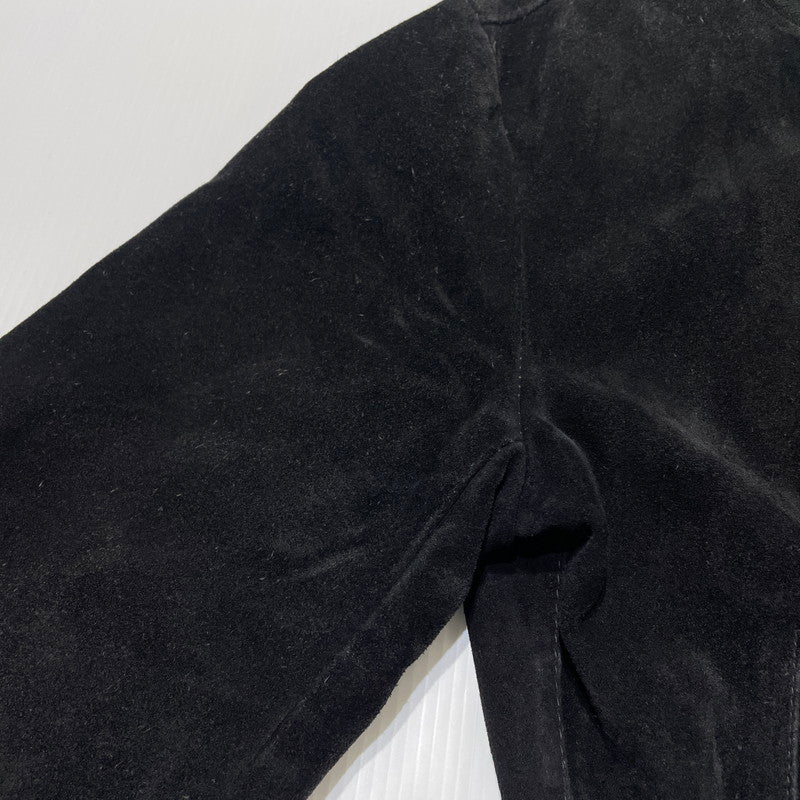 【中古品】【メンズ】 SCHOTT ショット 90's SUEDE LEATHER JACKET 90年代 スエード レザー ジャケット アウター 145-260727-yo-11-tei サイズ：38 カラー：ブラック 万代Net店