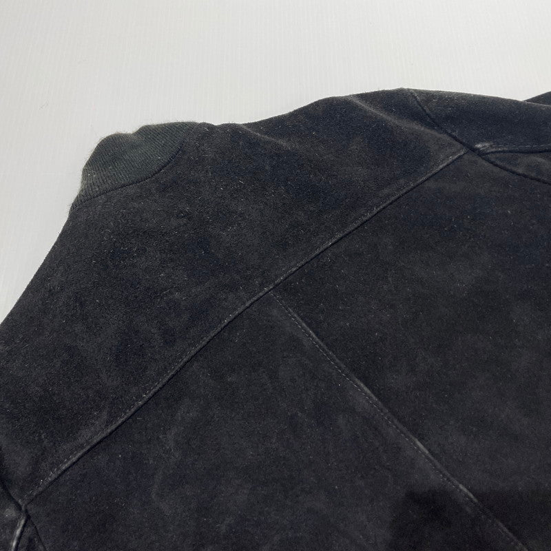 【中古品】【メンズ】 SCHOTT ショット 90's SUEDE LEATHER JACKET 90年代 スエード レザー ジャケット アウター 145-260727-yo-11-tei サイズ：38 カラー：ブラック 万代Net店
