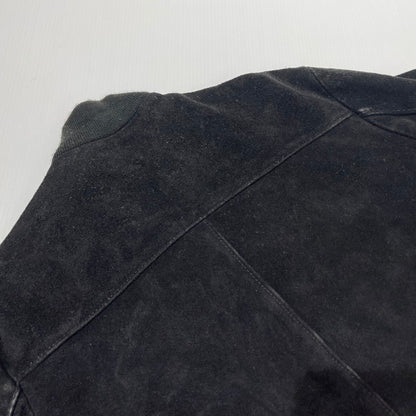 【中古品】【メンズ】 SCHOTT ショット 90's SUEDE LEATHER JACKET 90年代 スエード レザー ジャケット アウター 145-260727-yo-11-tei サイズ：38 カラー：ブラック 万代Net店