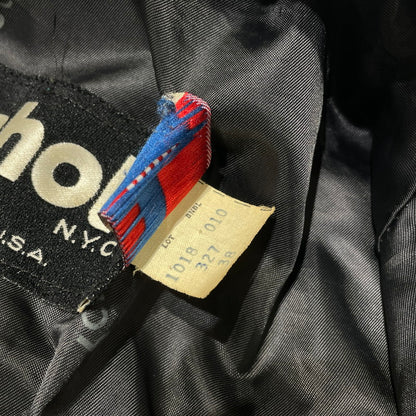【中古品】【メンズ】 SCHOTT ショット 90's SUEDE LEATHER JACKET 90年代 スエード レザー ジャケット アウター 145-260727-yo-11-tei サイズ：38 カラー：ブラック 万代Net店