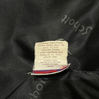 【中古品】【メンズ】 SCHOTT ショット 90's SUEDE LEATHER JACKET 90年代 スエード レザー ジャケット アウター 145-260727-yo-11-tei サイズ：38 カラー：ブラック 万代Net店