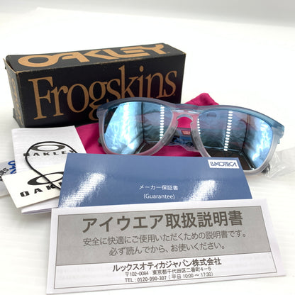 【中古品】【メンズ】 OAKLEY オークリー FROGSKINS RANGE A 0009284A フロッグスキン レンジ サングラス ローブリッジフィット 203-260727-ko-11-tei サイズ：55□17-136 カラー：マットストーンウォッシュ 万代Net店