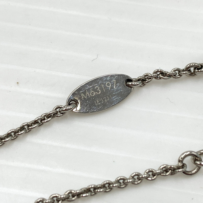 【中古品】【メンズ/レディース】 LOUIS VUITTON ルイ・ヴィトン M63197 エセンシャル V ネックレス LVサークルチャーム Vシグネチャー 179-260727-ko-13-tei カラー：シルバー 万代Net店