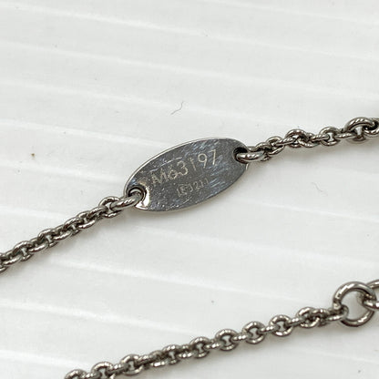 【中古品】【メンズ/レディース】 LOUIS VUITTON ルイ・ヴィトン M63197 エセンシャル V ネックレス LVサークルチャーム Vシグネチャー 179-260727-ko-13-tei カラー：シルバー 万代Net店