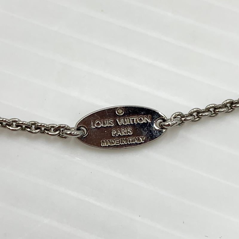 【中古品】【メンズ/レディース】 LOUIS VUITTON ルイ・ヴィトン M63197 エセンシャル V ネックレス LVサークルチャーム Vシグネチャー 179-260727-ko-13-tei カラー：シルバー 万代Net店