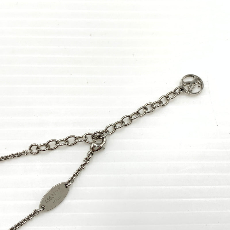 【中古品】【メンズ/レディース】 LOUIS VUITTON ルイ・ヴィトン M63197 エセンシャル V ネックレス LVサークルチャーム Vシグネチャー 179-260727-ko-13-tei カラー：シルバー 万代Net店