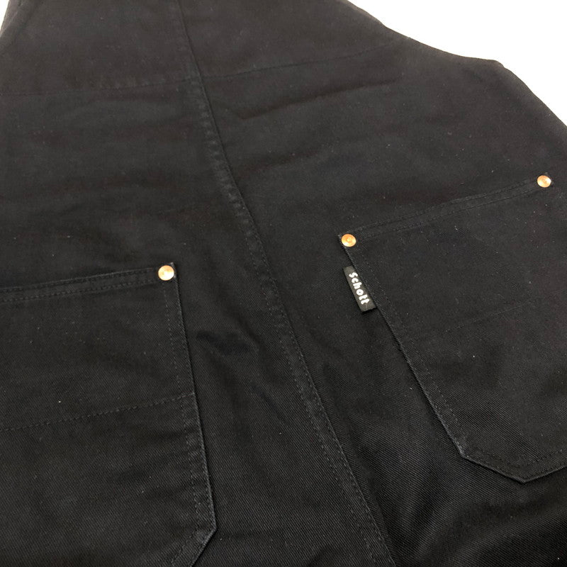 【中古品】【メンズ】 SCHOTT TC WORK OVERALL 3186001 ワーク オーバーオール ボトムス 145-260727-sa-04-tei サイズ：M カラー：ブラック 万代Net店