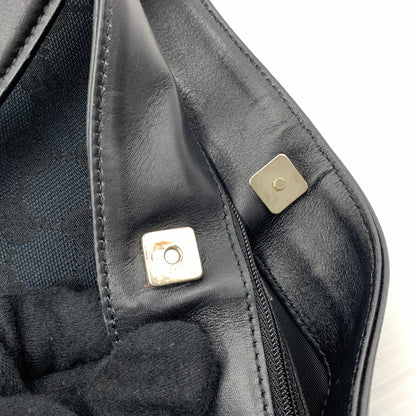 【中古品】【メンズ/レディース】 GUCCI グッチ 33900 GG柄 ワンショルダーバッグ カバン トートバッグ キャンパス×レザー 180-260727-ko-07-tei カラー：ブラック 万代Net店