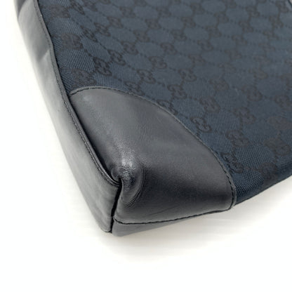 【中古品】【メンズ/レディース】 GUCCI グッチ 33900 GG柄 ワンショルダーバッグ カバン トートバッグ キャンパス×レザー 180-260727-ko-07-tei カラー：ブラック 万代Net店