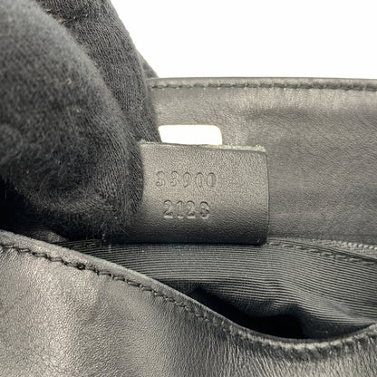 【中古品】【メンズ/レディース】 GUCCI グッチ 33900 GG柄 ワンショルダーバッグ カバン トートバッグ キャンパス×レザー 180-260727-ko-07-tei カラー：ブラック 万代Net店