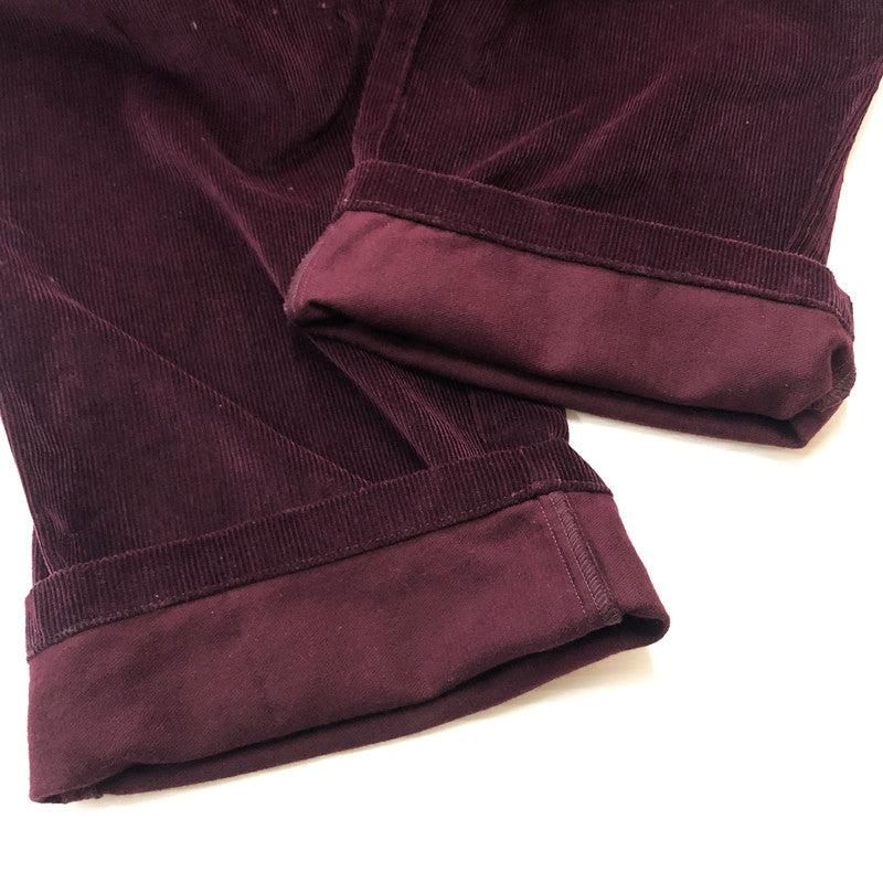 【中古品】【メンズ】 NOAH ノア CORDUROY PANTS コーデュロイ パンツ ボトムス 153-260727-sa-03-tei サイズ：32 カラー：ボルドー 万代Net店
