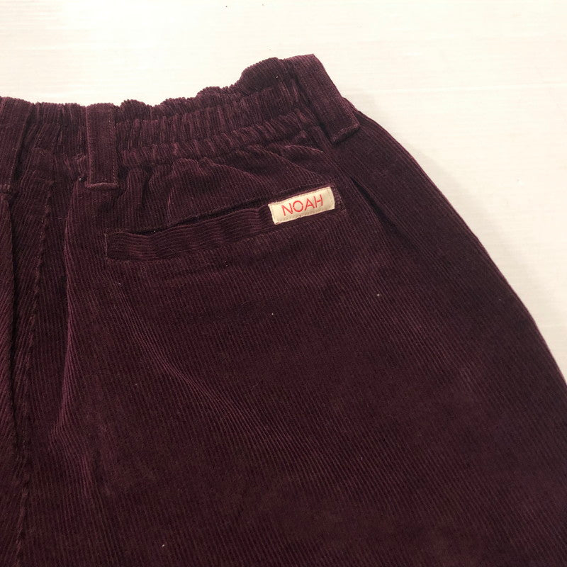 【中古品】【メンズ】 NOAH ノア CORDUROY PANTS コーデュロイ パンツ ボトムス 153-260727-sa-03-tei サイズ：32 カラー：ボルドー 万代Net店