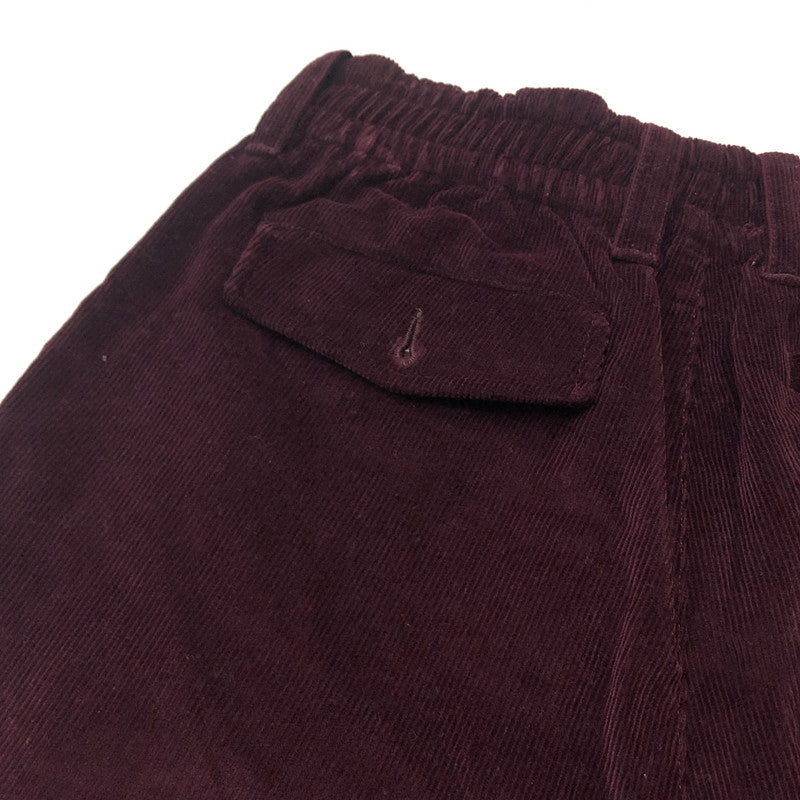 【中古品】【メンズ】 NOAH ノア CORDUROY PANTS コーデュロイ パンツ ボトムス 153-260727-sa-03-tei サイズ：32 カラー：ボルドー 万代Net店