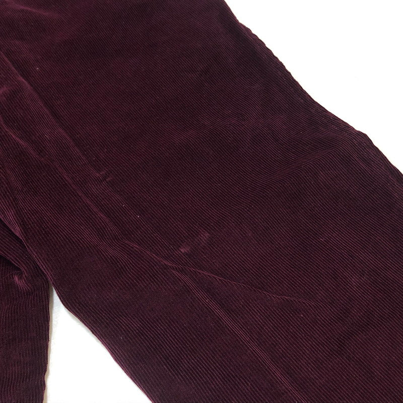 【中古品】【メンズ】 NOAH ノア CORDUROY PANTS コーデュロイ パンツ ボトムス 153-260727-sa-03-tei サイズ：32 カラー：ボルドー 万代Net店