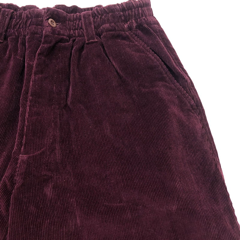 【中古品】【メンズ】 NOAH ノア CORDUROY PANTS コーデュロイ パンツ ボトムス 153-260727-sa-03-tei サイズ：32 カラー：ボルドー 万代Net店
