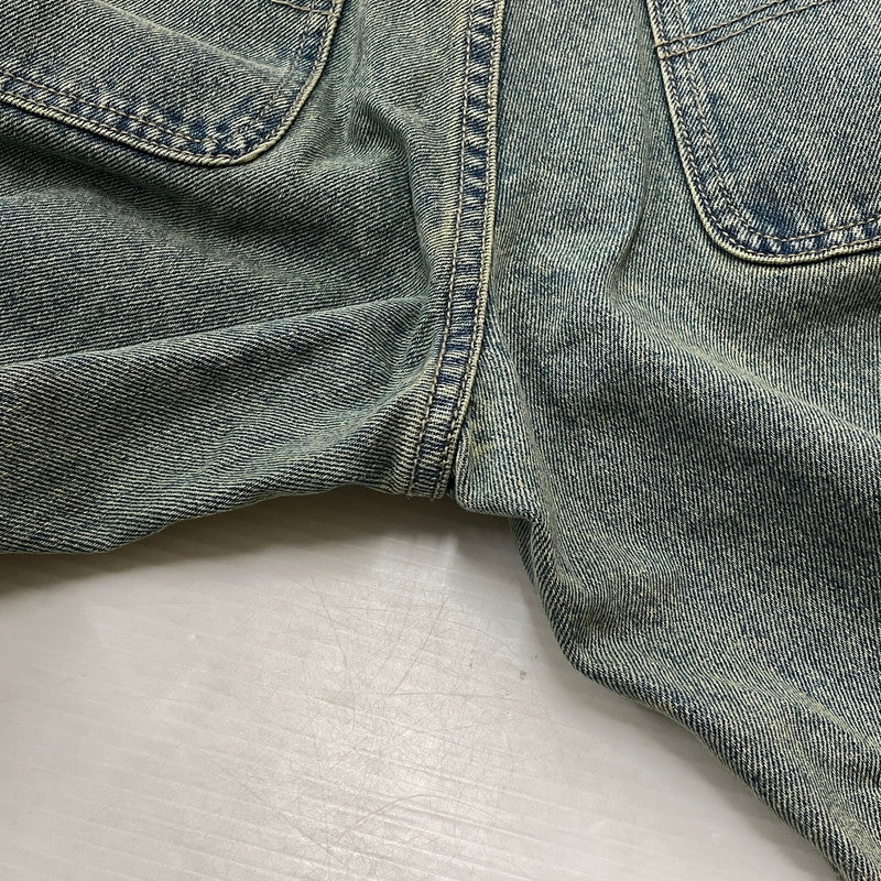 【中古品】【メンズ】 HUF ハフ KINDA LOOSE DOUBLE KNEES DENIM PANTS ルーズ ダブルニー カイダン デニム パンツ ボトムス ジーンズ 153-260801-sa-26-tei サイズ：32 カラー：インディゴ 万代Net店