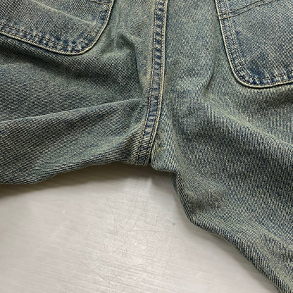 【中古品】【メンズ】 HUF ハフ KINDA LOOSE DOUBLE KNEES DENIM PANTS ルーズ ダブルニー カイダン デニム パンツ ボトムス ジーンズ 153-260801-sa-26-tei サイズ：32 カラー：インディゴ 万代Net店
