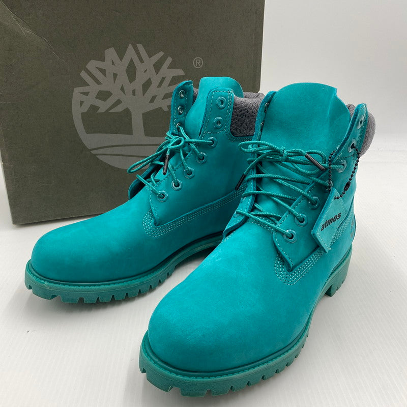 【中古美品】【メンズ】 Timberland ティンバーランド × atmos アトモス A1QG9-A1840 6IN PREM BT 6インチ プレミアムブーツ 164-260801-nm-11-tei サイズ：27cm カラー：ブルー 万代Net店