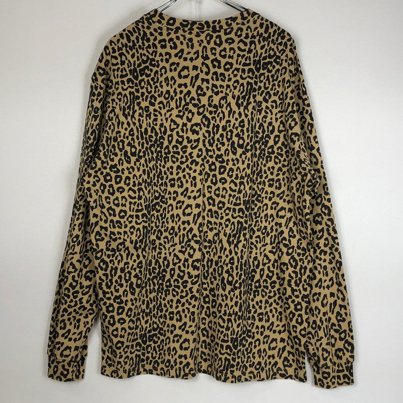 【中古品】【メンズ】 SUPREME シュプリーム 23FW SMALL BOX L/S TEE LEOPARD 2023年秋冬 スモール ボックス ロゴ ロングスリーブ Tシャツ レオパード 長袖 トップス 149-260727-sa-06-tei サイズ：L カラー：総柄 万代Net店