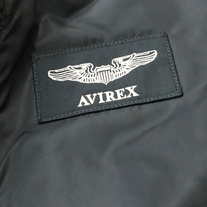 【現状渡し品】【メンズ】 AVIREX アヴィレックス MA-1 WITH PATCHES "AVIREX MFG" 6172174 エムエーワン ウィズ パッチ アヴィレックス エムエフジー アウター リバーシブル 145-260727-sa-10-tei サイズ：M カラー：ブラック 万代Net店