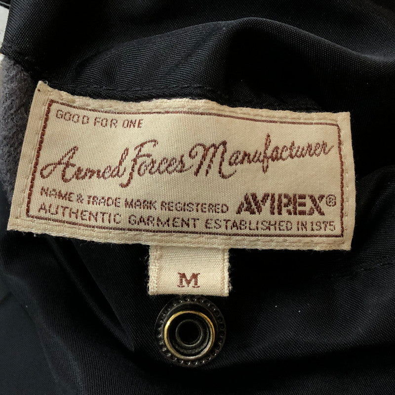 【現状渡し品】【メンズ】 AVIREX アヴィレックス MA-1 WITH PATCHES "AVIREX MFG" 6172174 エムエーワン ウィズ パッチ アヴィレックス エムエフジー アウター リバーシブル 145-260727-sa-10-tei サイズ：M カラー：ブラック 万代Net店