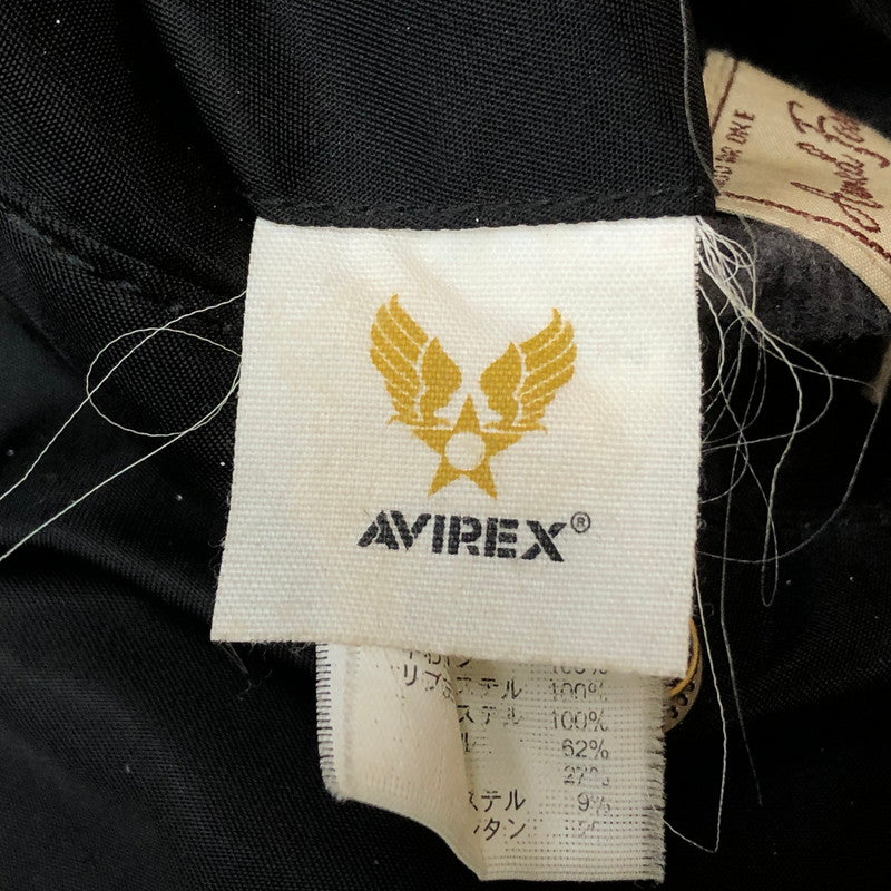 【現状渡し品】【メンズ】 AVIREX アヴィレックス MA-1 WITH PATCHES "AVIREX MFG" 6172174 エムエーワン ウィズ パッチ アヴィレックス エムエフジー アウター リバーシブル 145-260727-sa-10-tei サイズ：M カラー：ブラック 万代Net店