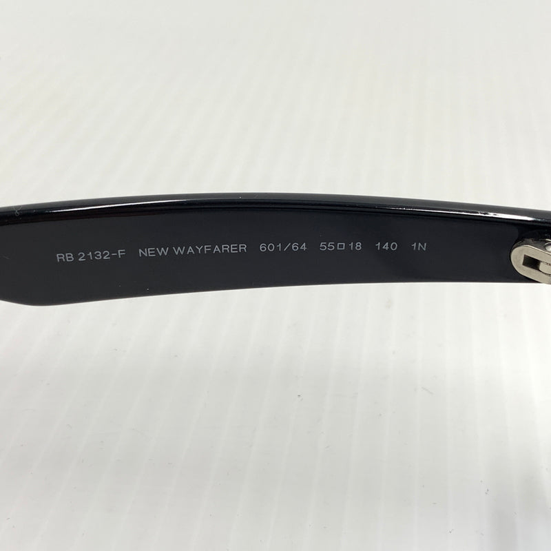 【中古品】【メンズ】 Ray-Ban レイバン NEW WAYFARER CLASSIC RB2132-F ニューウェイファーラークラシック サングラス アイウェア 203-260801-ko-07-tei サイズ：55□18-140 カラー：ブラック 万代Net店