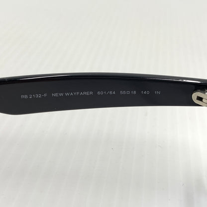 【中古品】【メンズ】 Ray-Ban レイバン NEW WAYFARER CLASSIC RB2132-F ニューウェイファーラークラシック サングラス アイウェア 203-260801-ko-07-tei サイズ：55□18-140 カラー：ブラック 万代Net店