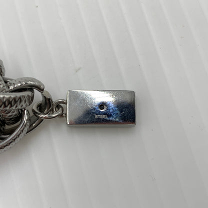 【中古品】【メンズ】 DISEL ディーゼル STAINLESS STEEL CHAIN BRACELET DX1514040 ステンレススチール チェーン ブレスレット アクセサリー 192-260801-ko-05-tei カラー：シルバー(カラー) 万代Net店
