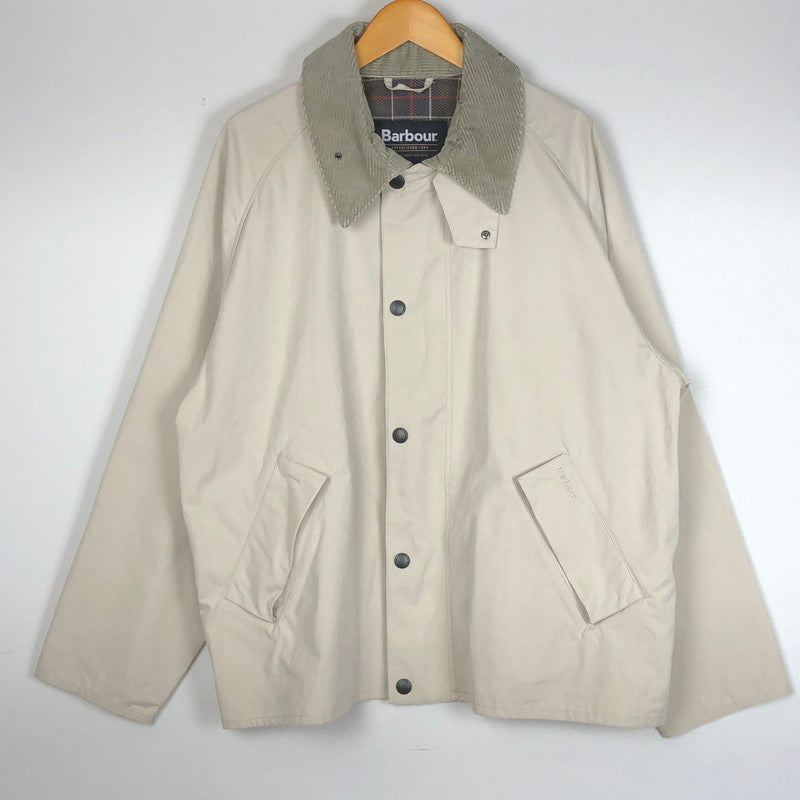 【中古品】【メンズ】 BARBOUR バーブァー TRANSPORT PEACH SKIN 261MCA0931 トランスポート ピーチ スキン アウター 144-260727-sa-13-tei サイズ：42 カラー：ライトベージュ 万代Net店
