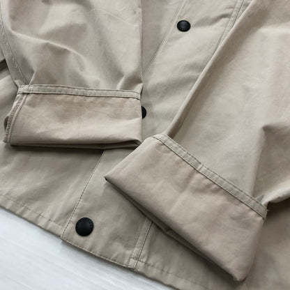 【中古品】【メンズ】 BARBOUR バーブァー TRANSPORT PEACH SKIN 261MCA0931 トランスポート ピーチ スキン アウター 144-260727-sa-13-tei サイズ：42 カラー：ライトベージュ 万代Net店