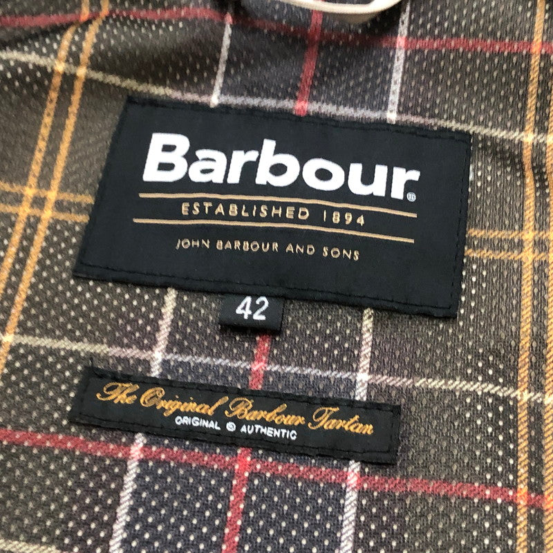 【中古品】【メンズ】 BARBOUR バーブァー TRANSPORT PEACH SKIN 261MCA0931 トランスポート ピーチ スキン アウター 144-260727-sa-13-tei サイズ：42 カラー：ライトベージュ 万代Net店