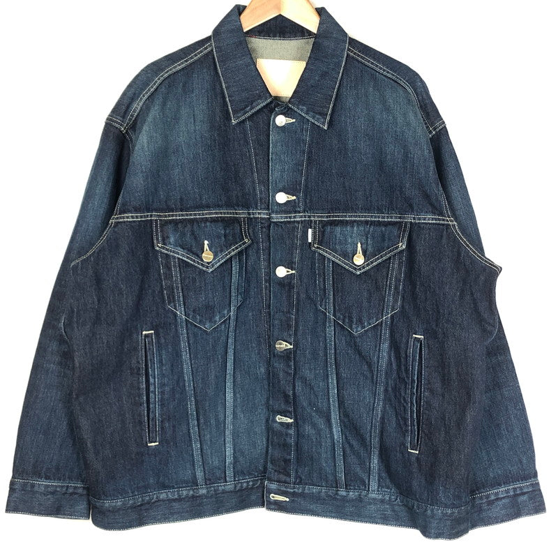 【中古品】【メンズ】 GRAPHPAPER グラフペーパー SELVAGE DENIM TRUCKER JACKET GU261-20055DB セルベッジ デニム トラッカー ジャケット アウター 140-260727-sa-14-tei サイズ：2 カラー：インディゴ 万代Net店