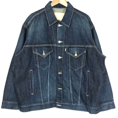 【中古品】【メンズ】 GRAPHPAPER グラフペーパー SELVAGE DENIM TRUCKER JACKET GU261-20055DB セルベッジ デニム トラッカー ジャケット アウター 140-260727-sa-14-tei サイズ：2 カラー：インディゴ 万代Net店