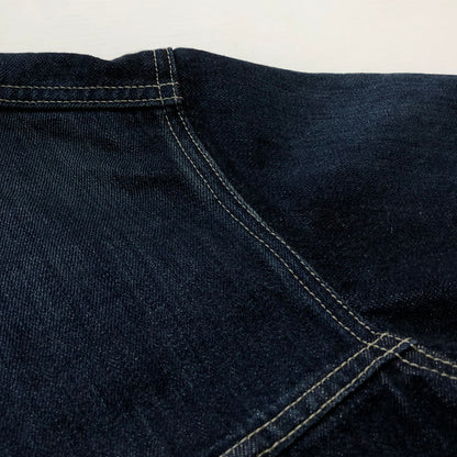 【中古品】【メンズ】 GRAPHPAPER グラフペーパー SELVAGE DENIM TRUCKER JACKET GU261-20055DB セルベッジ デニム トラッカー ジャケット アウター 140-260727-sa-14-tei サイズ：2 カラー：インディゴ 万代Net店