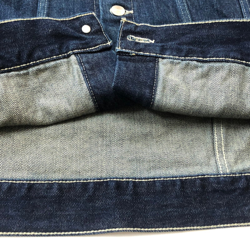 【中古品】【メンズ】 GRAPHPAPER グラフペーパー SELVAGE DENIM TRUCKER JACKET GU261-20055DB セルベッジ デニム トラッカー ジャケット アウター 140-260727-sa-14-tei サイズ：2 カラー：インディゴ 万代Net店