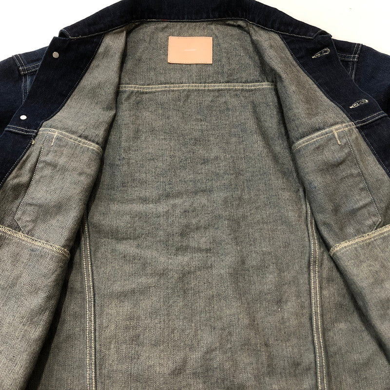 【中古品】【メンズ】 GRAPHPAPER グラフペーパー SELVAGE DENIM TRUCKER JACKET GU261-20055DB セルベッジ デニム トラッカー ジャケット アウター 140-260727-sa-14-tei サイズ：2 カラー：インディゴ 万代Net店