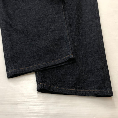 【中古品】【メンズ】 BLURHMS ブラームス 12.9OZ SELVAGE DENIM GI-BELT PANTS BHS23S010 セルベッジ デニム ガチャベルト パンツ ボトムス 151-260727-sa-01-tei サイズ：3 カラー：インディゴ 万代Net店