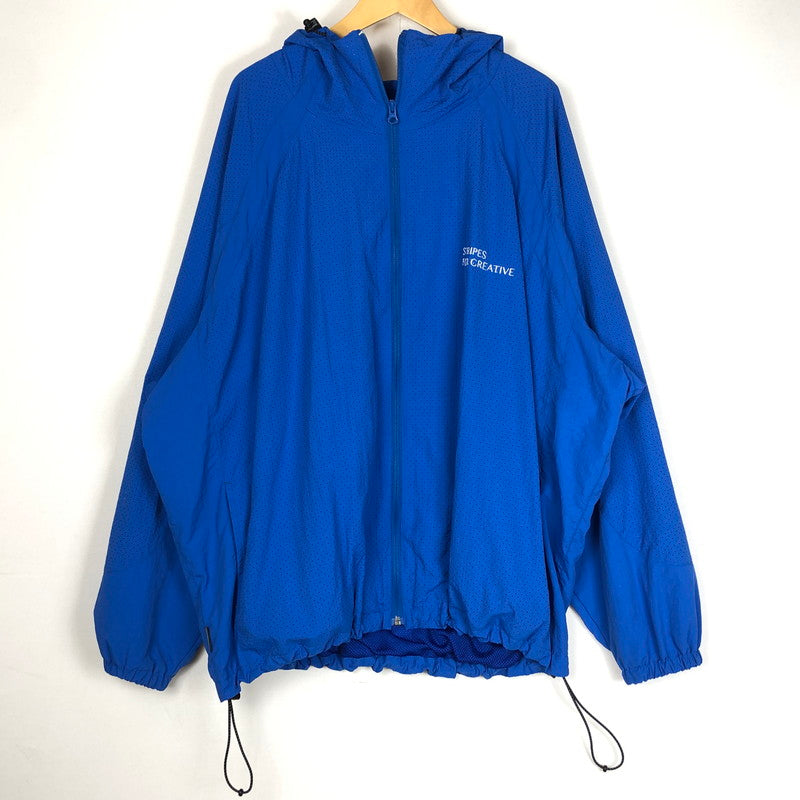 【中古品】【メンズ】 SFC エスエフシー PUNCHING NYLON HOODY パンチング ナイロン フーディー アウター 140-260727-sa-09-tei サイズ：XXL カラー：ブルー 万代Net店