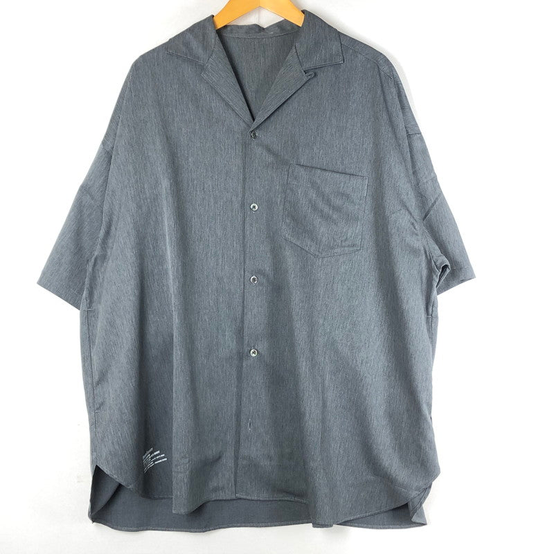 【中古品】【メンズ】 FRESH SERVICE フレッシュ サービス COOLFIBER OPEN COLLAR S/S SHIRT FSC252-50025 クールファイバー オープン カラー ショートスリーブ シャツ 半袖 トップス 140-260727-sa-15-tei サイズ：M カラー：グレー 万代Net店