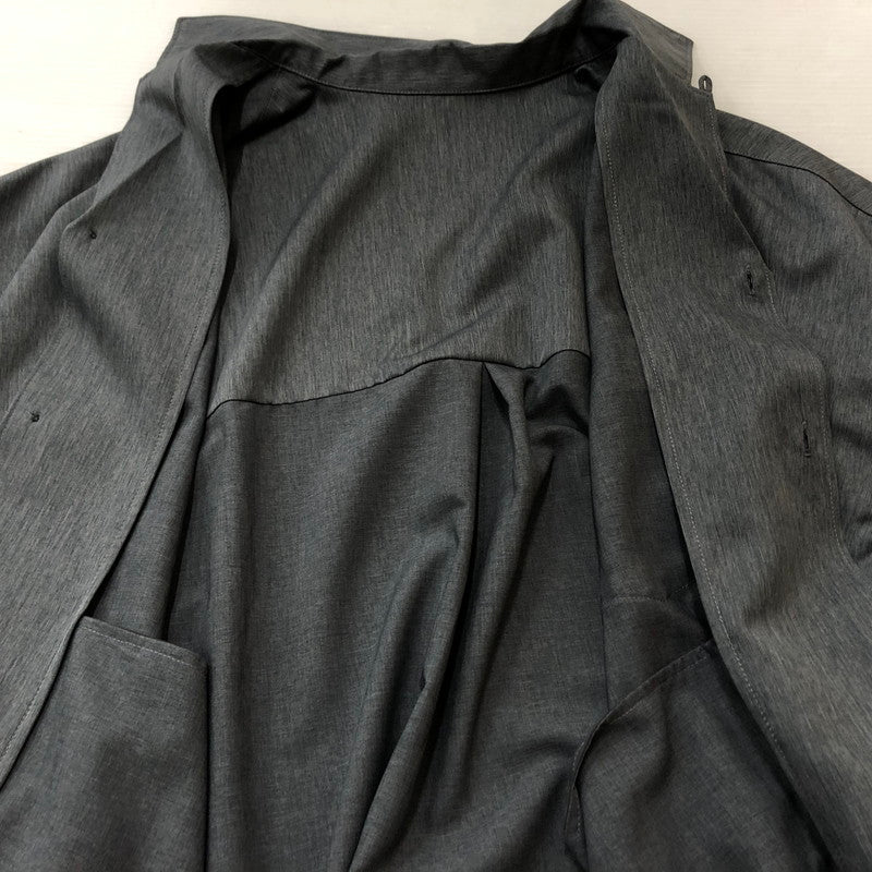 【中古品】【メンズ】 FRESH SERVICE フレッシュ サービス COOLFIBER OPEN COLLAR S/S SHIRT FSC252-50025 クールファイバー オープン カラー ショートスリーブ シャツ 半袖 トップス 140-260727-sa-15-tei サイズ：M カラー：グレー 万代Net店