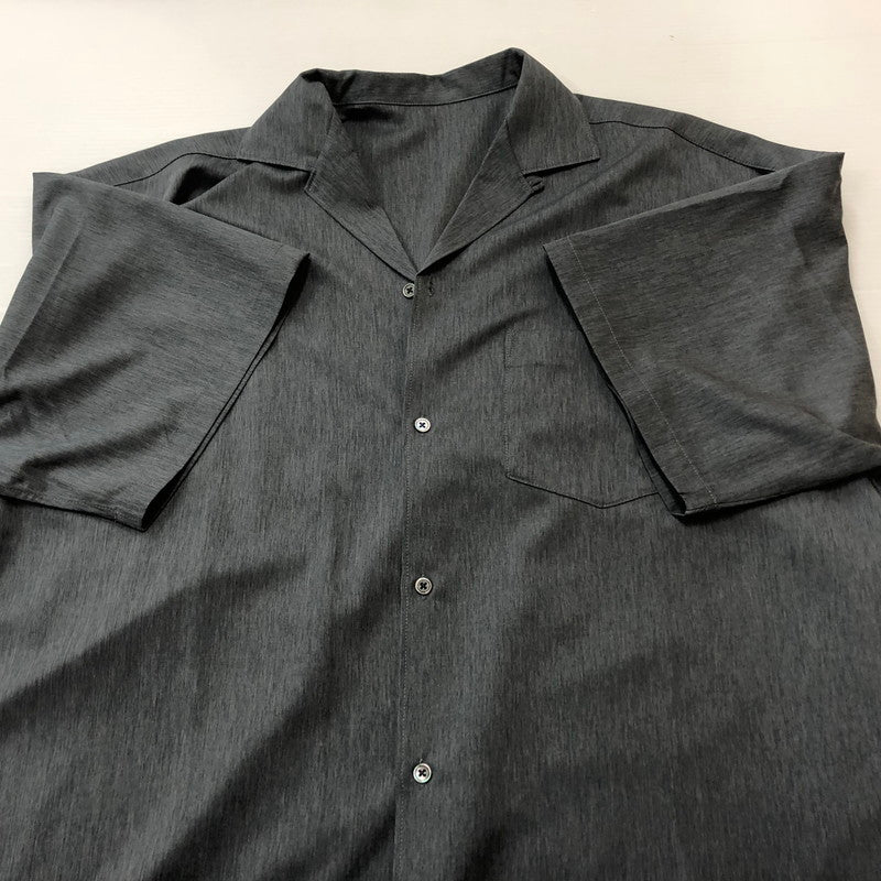 【中古品】【メンズ】 FRESH SERVICE フレッシュ サービス COOLFIBER OPEN COLLAR S/S SHIRT FSC252-50025 クールファイバー オープン カラー ショートスリーブ シャツ 半袖 トップス 140-260727-sa-15-tei サイズ：M カラー：グレー 万代Net店