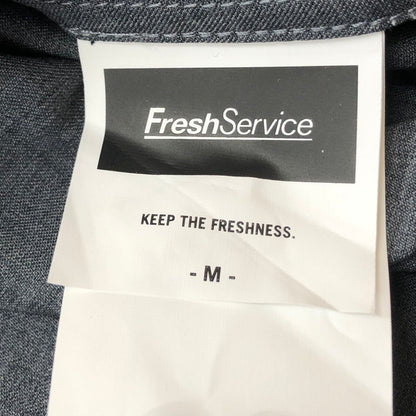 【中古品】【メンズ】 FRESH SERVICE フレッシュ サービス COOLFIBER OPEN COLLAR S/S SHIRT FSC252-50025 クールファイバー オープン カラー ショートスリーブ シャツ 半袖 トップス 140-260727-sa-15-tei サイズ：M カラー：グレー 万代Net店
